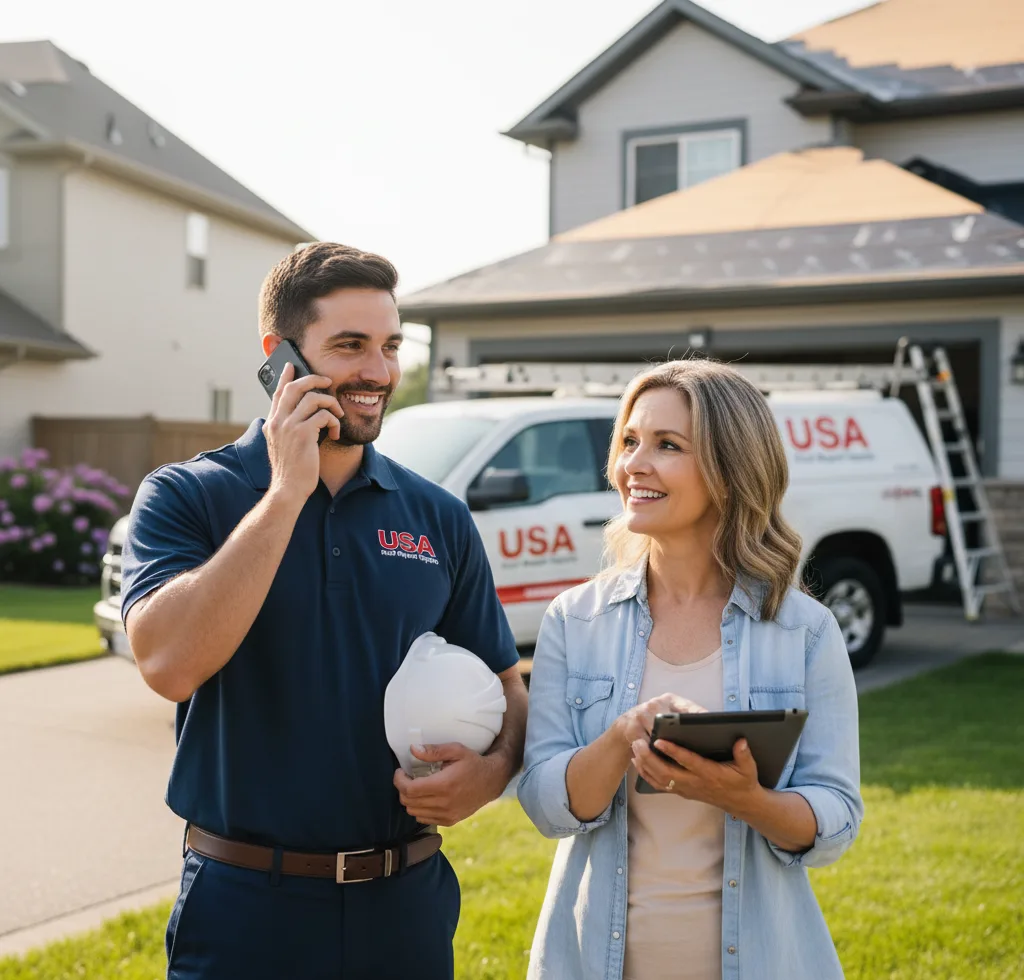 USA Roof Repair Experts customer support in Gouldsboro